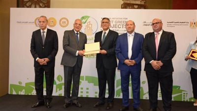 جهاز أكتوبر يفوز بجائزة أفضل مشروع في معالجة مياه الصرف