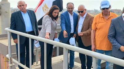 نائب وزير الإسكان يتفقد محطتي معالجة صرف صحي بالبحيرة