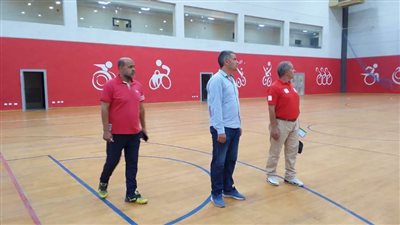 اللجنة المنظمة لبطولة العالم البارالمبي للطائرة تتفقد ملاعب المنافسات بنادى النادى بالعاصمة الإدارية 