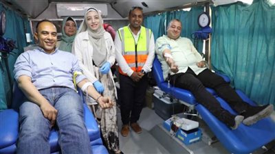 المنيا تشارك في الحملة الشعبية للتبرع بالدم لدعم الشعب الفلسطيني