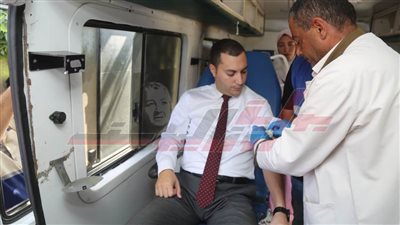 إقبال كبير على حملة التبرع بالدم للشعب الفلسطيني بكفر الشيخ