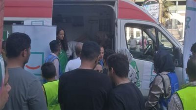إقبال كبير  من المواطنين بمحافظات مصر للتبرع بالدم دعمًا لإخواننا في غزة 