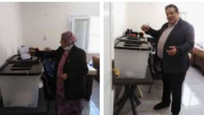 توافد الناخبين بمقر