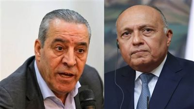 عاجل..  أمين سر منظمة التحرير الفلسطينية يبحث مع سامح شكري سبل وقف العدوان الإسرائيلي على قطاع غزة