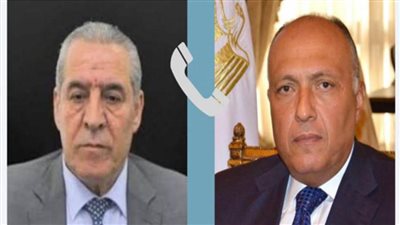 وزير الخارجية يتلقى اتصالًا هاتفيًا من أمين سر اللجنة التنفيذية لمنظمة التحرير الفلسطينية