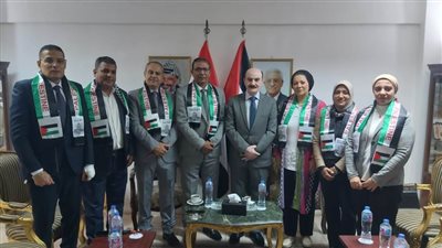 القنصل العام لفلسطين يستقبل أحزاب الاتحاد والإصلاح والنهضة ويقلد قياداته 