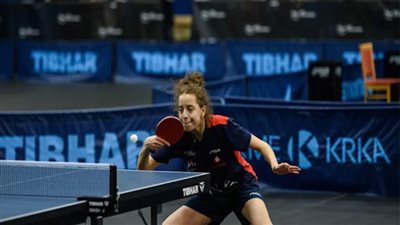 هنا جودة تودع منافسات الفردي ببطولة الدوحة لشابات تنس الطاولة