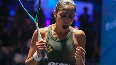 صعود أبطال وادي دجلة هانيا الحمامي وعلي فرج للمباراة النهائية لبطولة أمريكا المفتوحة للإسكواش