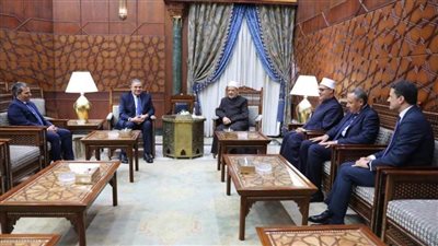 شيخ الأزهر يستقبل رئيس جامعة كفر الشيخ