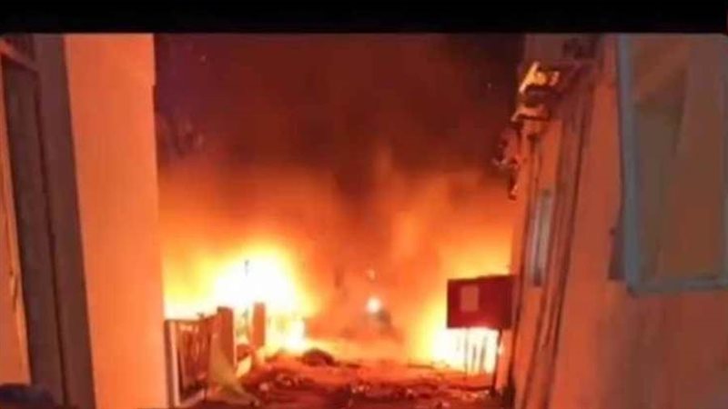 الانفجار الذي وقع