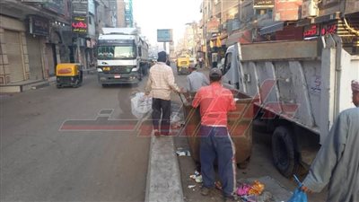 حملات نظافة ورفع الإشغالات بمراكز ومدن كفر الشيخ 