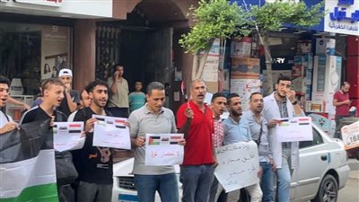 حزب العدل بالإسكندرية ينظم وقفة تضامنية مع الشعب الفلسطيني