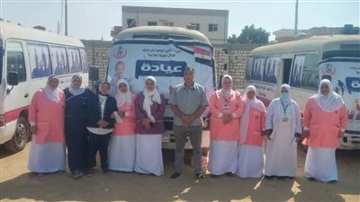 علاج 1550 في قافلة مجانية لصحة بني سويف ضمن مبادرة حياة كريمة