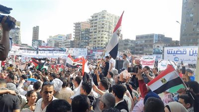 أهالي الشرقية يحتشدون دعمًا للقضية الفلسطينة 