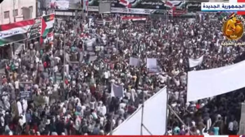 جانب من المظاهرات