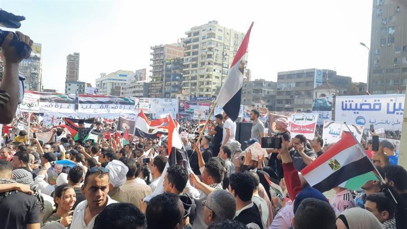 جانب من المظاهرة