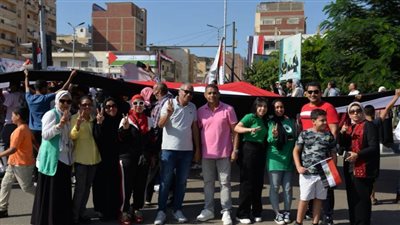 تنفيذية الإسماعيلية تشارك في الوقفة التضامنية مع الشعب الفلسطيني