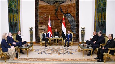 مباحثات الرئيس السيسي ورئيس الوزراء البريطاني تتصدر اهتمام الصحف