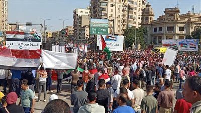 عاجل.. توافد أهالي الدقهلية للمشاركة في مظاهرات التنديد بالاعتداء على غزة