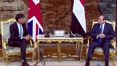 عاجل.. 5 رسائل من الرئيس السيسي لرئيس وزراء بريطانيا اليوم 