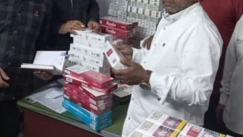 جانب من المضبوطات