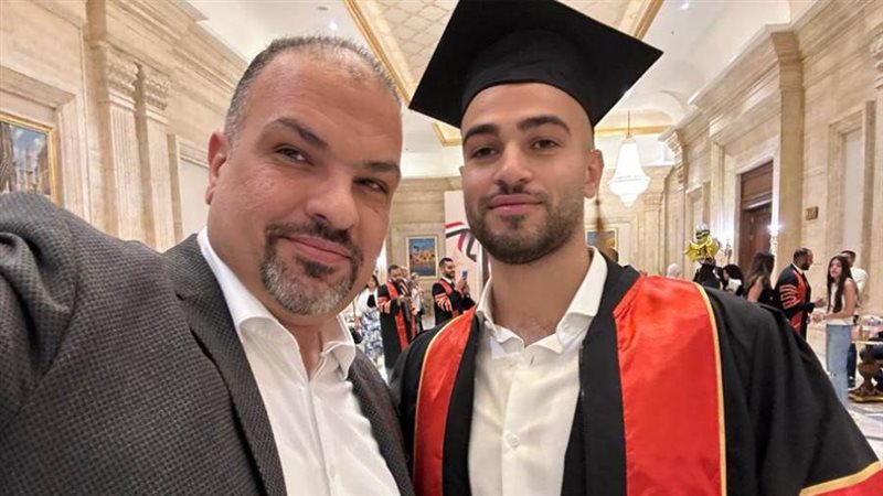 خلال حفل التخرج