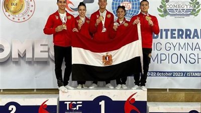 منتخب الجمباز الفني يحرز 6 ميداليات جديدة في بطولة البحر المتوسط 