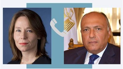 شكرى يتلقى اتصالا هاتفيا من وزيرة خارجية هولندا حول التصعيد العسكري في غزة