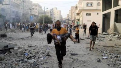 استشهاد 379 فلسطينيًا في قطاع غزة خلال غارات الاحتلال الإسرائيلي اليوم