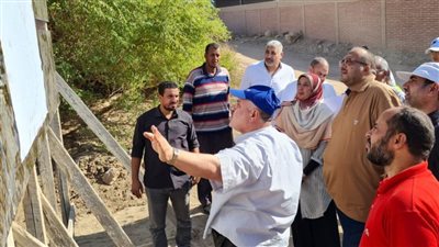 رئيس مياه سوهاج يتفقد مشروع صرف صحي والمعالجة الثلاثية بكولا أخميم
