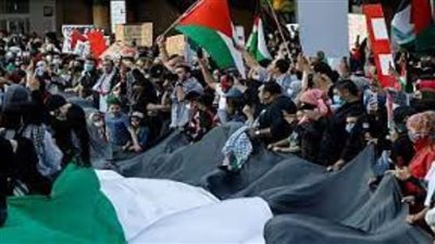 عشرات الآلاف يتظاهرون في أستراليا ضد الحرب الإسرائيلية على فلسطين