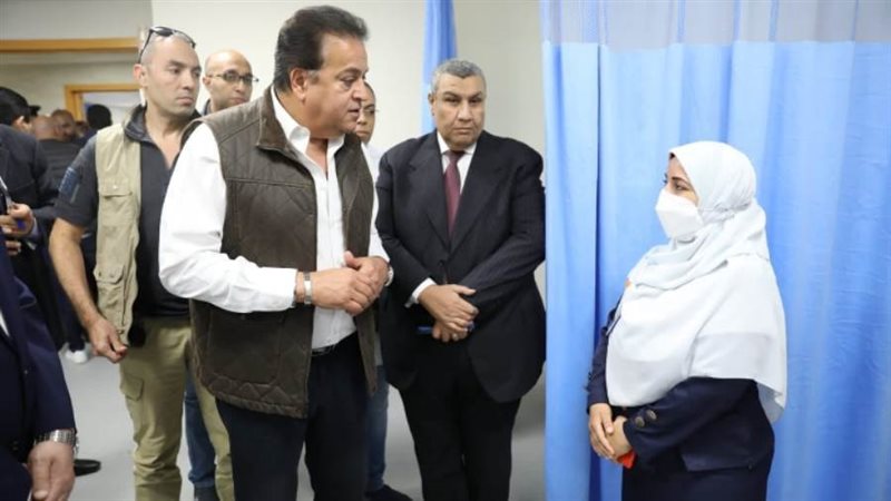 وزير الصحة بمستشفى
