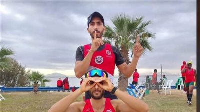 أحمد خالد وأحمد قوطة يتوجان بذهبية البطولة الإفريقية للتجديف ويحجزان مقعدًا بأولمبياد باريس