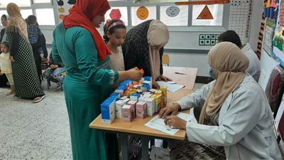 جامعة بنها تطلق قافلة طبية وبيطرية بقرية نوى في شبين القناطر 