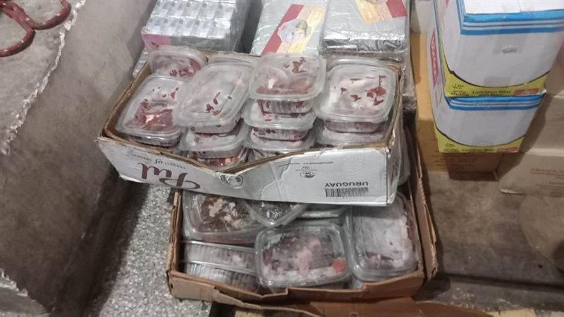 ضبط سلع مجهولة المصدر