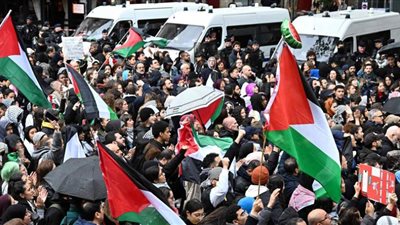  10 آلاف شخص يتظاهرون في برلين من أجل غزة