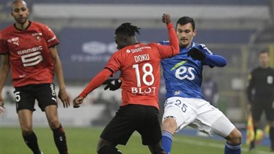 ستراسبورج يتعادل مع رين 1 / 1 في الدوري الفرنسي