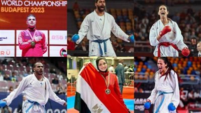 فراعنة الكاراتيه يحتلون وصافة الترتيب بالمونديال العالمي 