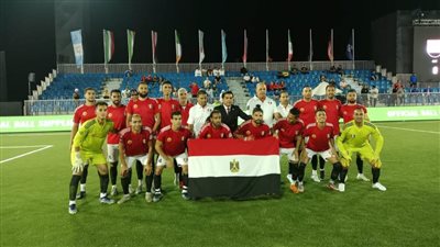 مصر تواجه العراق في كأس العالم للميني فوتبول بالإمارات