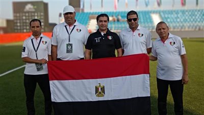 كتيبة منتخب مصر بقيادة سمير تتأهل لثمن نهائي كأس العالم للميني فوتبول عقب فوزها على العراق