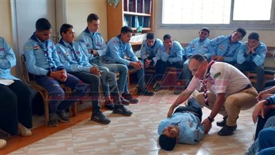 دورة تدريبية عن الإسعافات الأولية لفرق الجوالة بمراكز شباب كفر الشيخ 