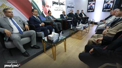 حملة المرشح الرئاسي عبد الفتاح السيسي تستقبل وفدًا من الاتحاد التعاوني الزراعي 