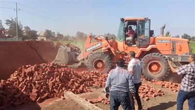 إزالة 20 حالة تعدٍ على الأراضي الزراعية بسيدي سالم