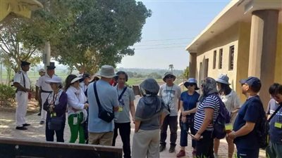 وفد سياحي من دولتي إيطاليا وتايوان يزور المناطق الأثرية بالمنيا
