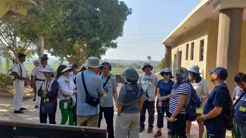 وفد سياحي بالمنيا