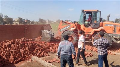 إزالة 11 حالة بمساحة 1 فدان 13 قيراطًا و17 سهمًا بمركز دسوق