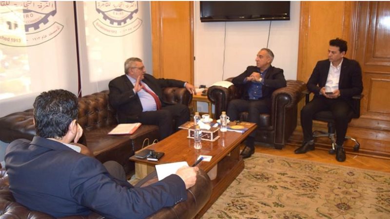 شريف يحيى وسفير أرمينيا