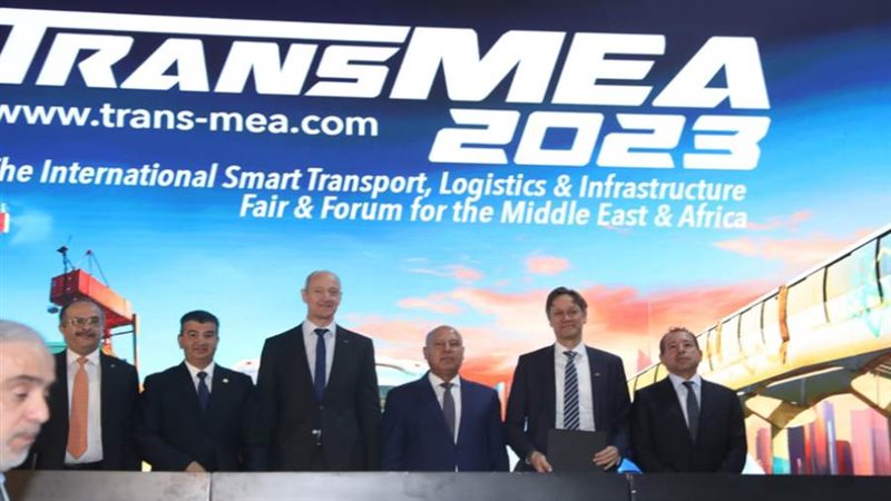 وزير النقل أثناء