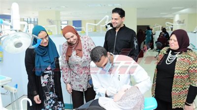 كلية العلاج الطبيعي بجامعة كفر الشيخ تنظم حملة للكشف والعلاج بالمجان