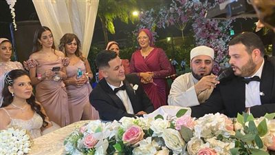 تهنئة لأجمل عروسين نوران وتامر 